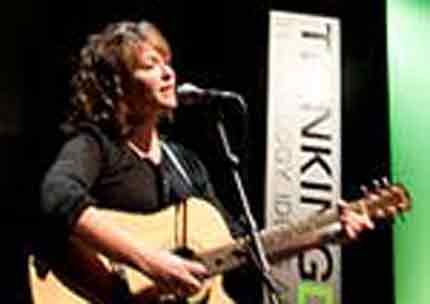 Oonagh Cassidy, Irish singer/songwriter performing in the Sage concert hall Gateshead Newcastle
