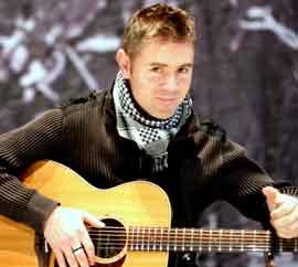 Neil Byrne, singer songwriter with Irish band Celtic Thunder