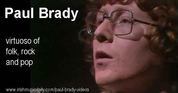 Irish singer Paul Brady