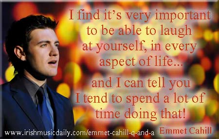 Emmet Cahill. Image Copyright - Irish Music Daily